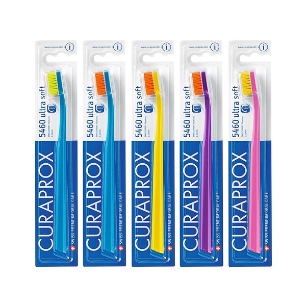 Curaprox CS5460 Toothbrush, Set of 5, Bulk Purchase