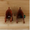 Kurt Adler Resin Western Saddle Christmas Ornaments 2 Assorted