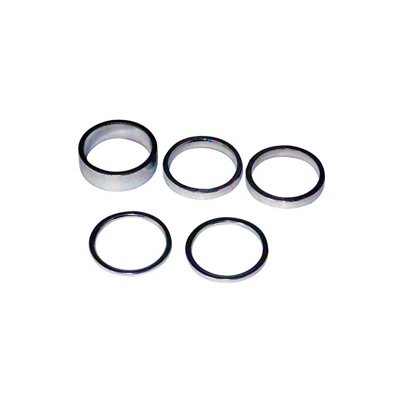 Bazooka AAHSIL Aluminum Head Spacer Set, 1-1/8, Silver, 0.08 inches