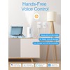 EIGHTREE Mini Smart Plug 𝟓𝐆𝐇𝐳 𝐖𝐢-𝐅𝐢 𝐂𝐨𝐦𝐩𝐚𝐭𝐢𝐛𝐥𝐞 𝟏𝟓𝐀, 𝗘𝗻𝗲𝗿𝗴𝘆 𝗠𝗼𝗻𝗶𝘁𝗼𝗿𝗶𝗻𝗴,