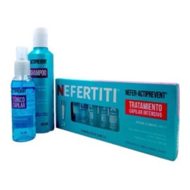 Nefertiti Kit Anticaida Shampoo + Tonico + Ampolletas