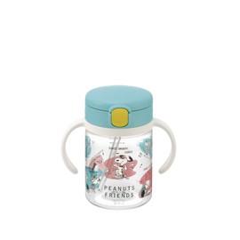 Richell Peanuts Collection Straw Mug 200 Pack of 1 200ml Snoopy 7 Months