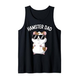 Cute Hamster Art for Men Boys Father Rodent Hamster Lover Tank Top