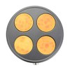 senya Crepe Time SYCK-CV026-SP1 Cast Aluminium 4 Mini Pancake Plate,