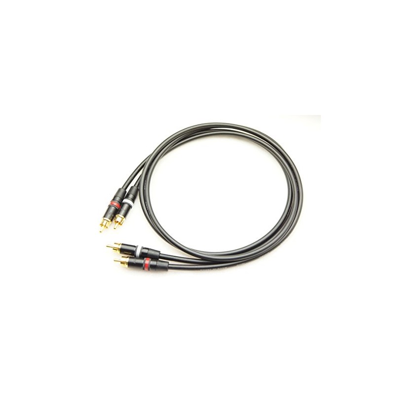 CANARE L-4E6S Red White Line 2 Pair RCA Cable (3.3