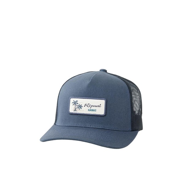 Rip Curl Men's Destinations Trucker Hat, Hawaii Washed Black