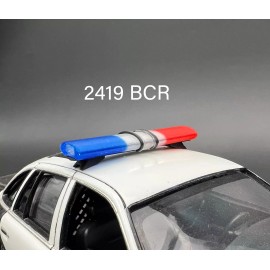 LED Ready Lightbar 1/24 25 LED Ready Jetstrobe Jetstream Lightbar Blue Red Clear Police Sheriff