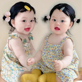 BIANHUAN Baby Hair Rubber Ribbon Hair Elastic for Children, Kids Hair Accessories, Baby Hair Clip, Elastic Hair Accessories, Girls, Toddler, Cute, Stylish, 20-piece Set, Elementary School, Nursery