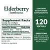 Nature's Bounty Sambucus Elderberry Herbal Supplement, Rapid Release Softgels, 630