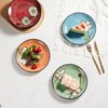 Ceramic Salad Plates Set,8.5 in - Plates Set of 6