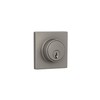 Lock Scout Deadbolt with Square Trim, Keyed 2 Side, Satin
