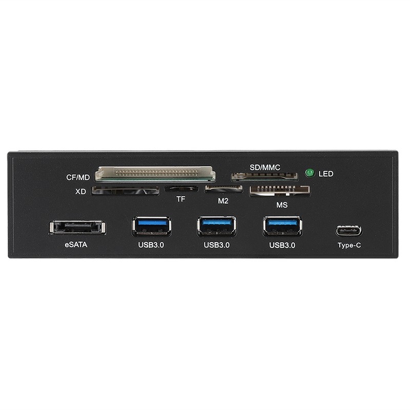 5.25inches Multifunction Internal Card Reader Dashboard PC Front Panel