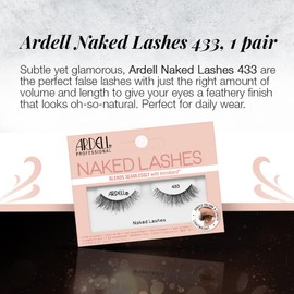 Ardell Strip Lashes Naked Lashes 433 with Invisiband, 1 pair