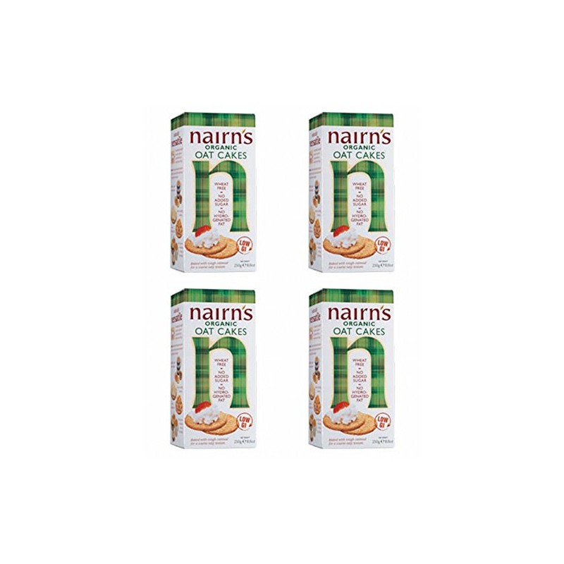 (4 PACK) - Nairns - Organic Oat Cakes | 250g