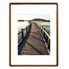 Natural Wood Photo Frames Inspired Tabletop Picture Frame with Mat,