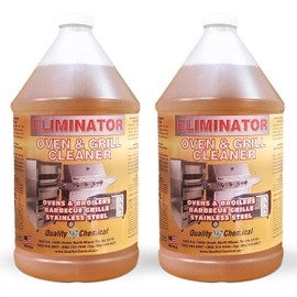 Quality Chemical Oven Cleaner & Grill Cleaner - Heavy-Duty/Fast Acting & Easy to Use/Degreaser/Heavy Duty Oven Cleaner/Best Oven Cleaner/Made in USA - 128 oz (Pack of 2)