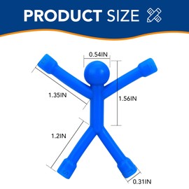 TRYMAG Men Fridge Magnets, 20 Pcs Cute Magnets Fridge for Adults, Funny Humanoid Toys for Kids, Humanoid Mini People Colorful Magnetic for Locker, Office, School Decoration