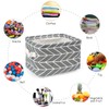 JoyPlus Fabric Storage Basket Organiser, Pack of 4 Foldable Waterproof