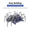 Spider DIY Building Toy Electric Plastic Spider Science Explorer Toy