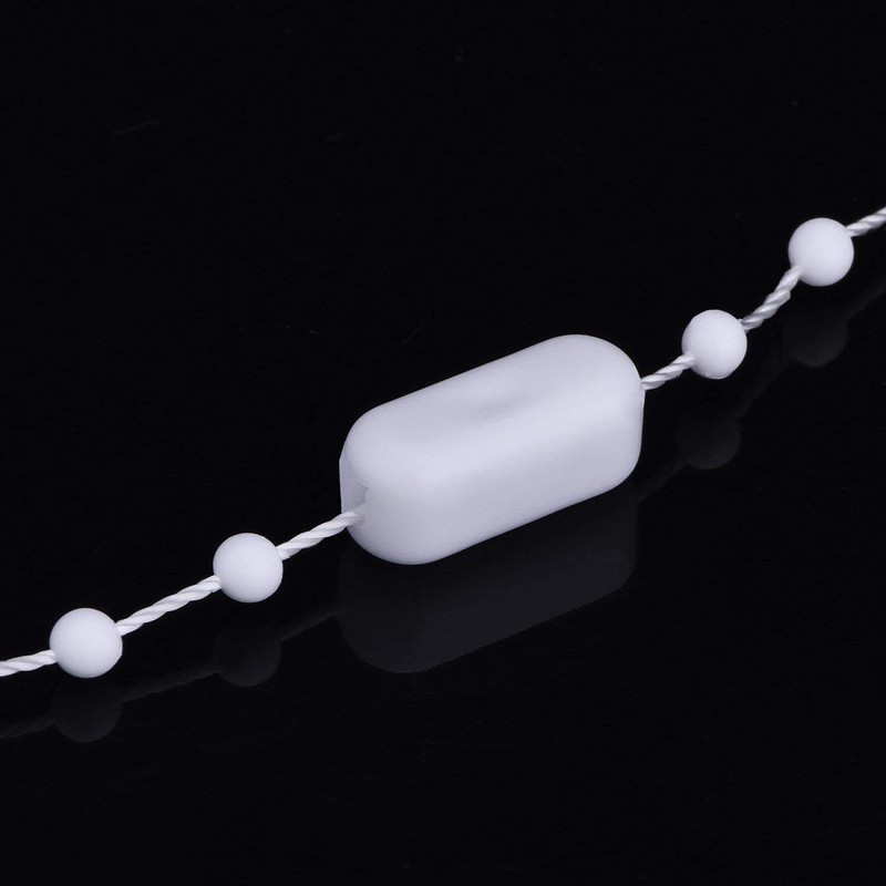 JZK 30 x Roller blind chain connector clip white plastic