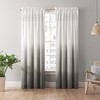 Vue Arashi Modern Boho Decorative Ombre Rod Pocket Window Curtain