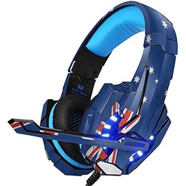 Skinit Decal Skin Compatible with BENGOO G9000 Gaming Headset - Skinit Originally Designed Australia Flag Distressed Design