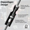 Professional Skipping Rope, Adjustable Fitness Rope with Comfort Handles, Grey/Black