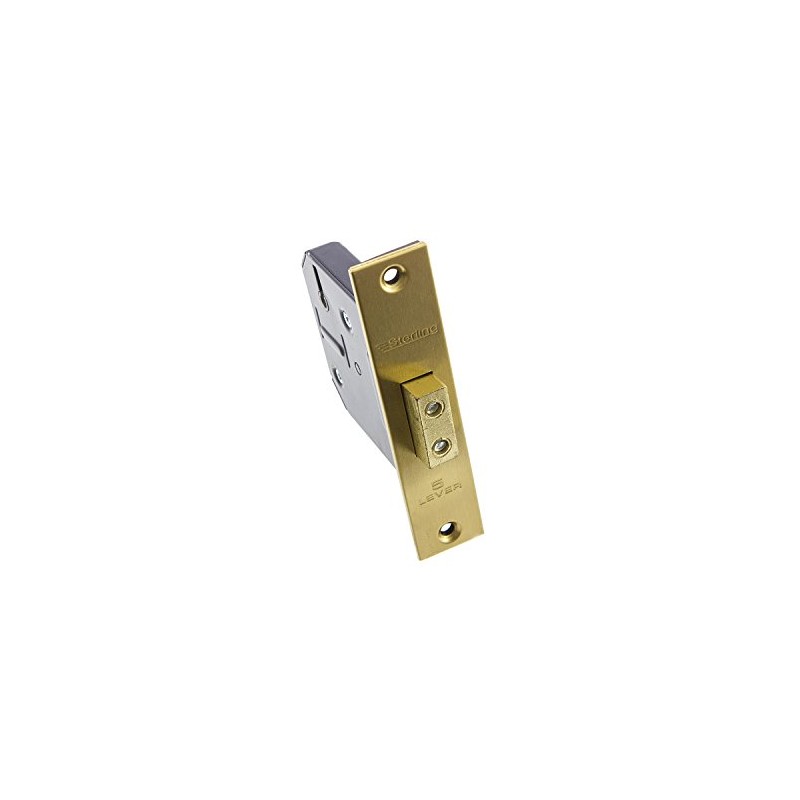 Sterling MLD530 5 Lever Deadlock, Brass