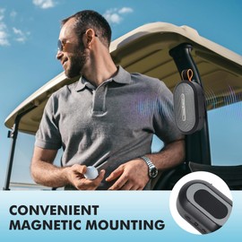 Travel Depot Magnetic Bluetooth Speaker, Wireless Portable Bluetooth Speaker for Golf Cart, IP66 Waterproof, 18H Playtime, TWS Pairing, BT5.3 for Home, Outdoors, Hiking