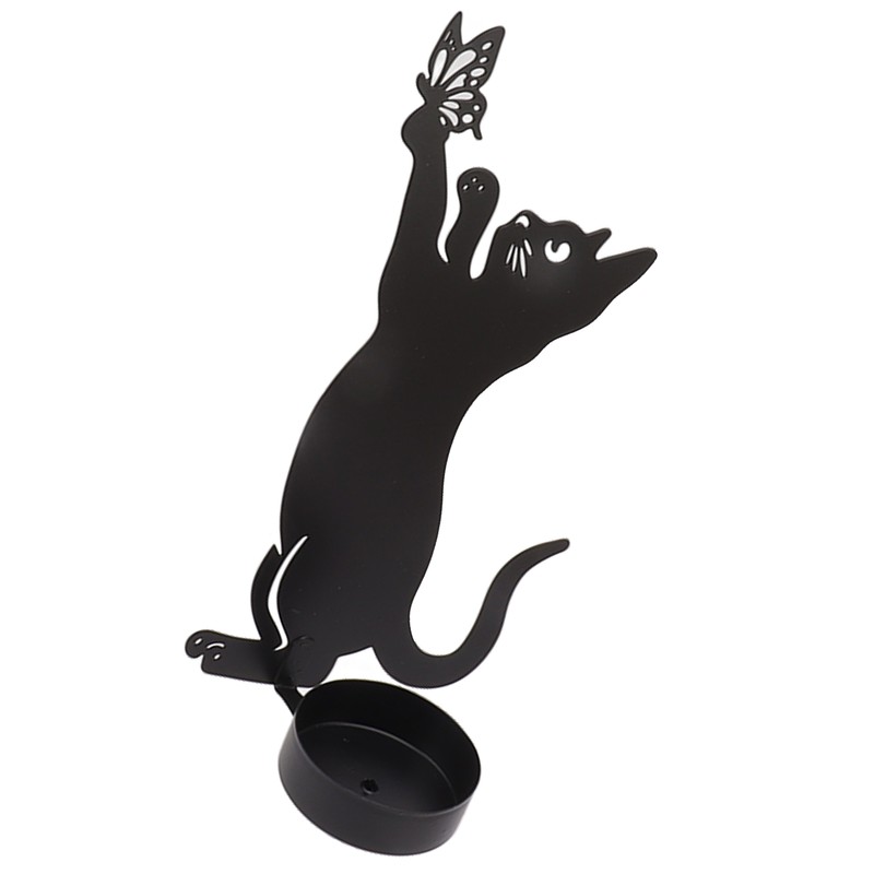 Home Decor Candlestick Durable Cat Candle Holder Decorative Candlestick Holder