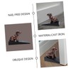 OSALADI Creative Dog Shaped Door Stopper Heavy Duty Cast Iron