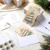 Zhanmai 150 Sets Christmas Cards with Envelopes & Stickers 150
