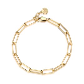 Jenosy 14K Gold-Plated Bracelet Women's Gold, Stainless Steel