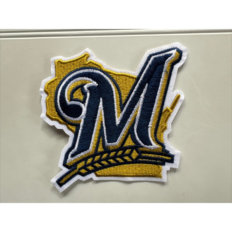 MILWAUKEE BREWERS BASEBALL VINTAGE Embroidered Iron On Patch 3.5” X
