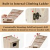 Wood Duck House, Sturdy Weather-Resistant Nesting Box and Shelter
