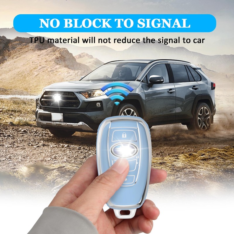 MILD EAST for Subaru Key fob Cover Case with Keychain,