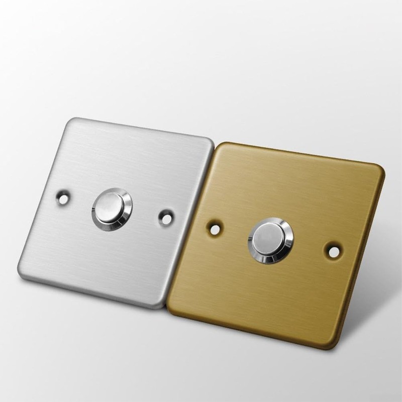 SPORTARC Stainless Steel Door Bell Panel Push Button Switch Wall