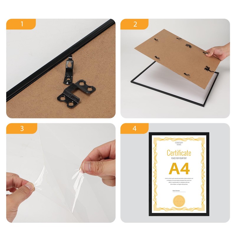 Vasemouh Picture Frames A4 (21 x 29.7 cm) Set of