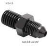 Podavelle Metric M10x1.5 to 3AN Male Flare Adapter Fuel Fitting