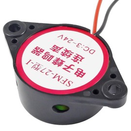 5 PCS Piezo Buzzer, tatoko Buzzer Alarm DC 3-24V Electronic Beep Buzzer 100dB Piezo Alarm Siren Continous Sound for Motorcycle Golf Cart Vehicles Car Alarm