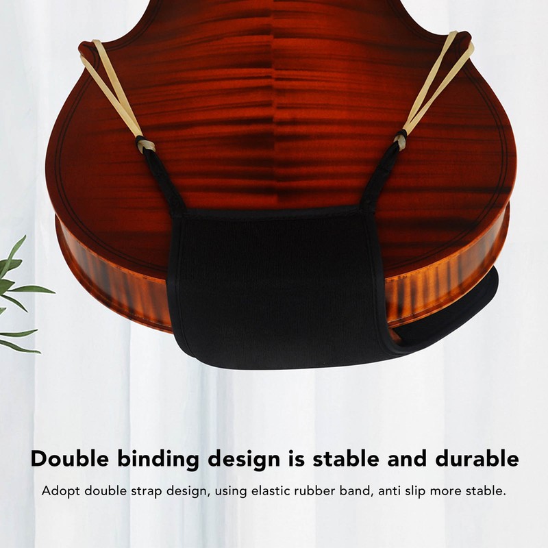 Violin Chin Rest Pad Suede Fabric Skin Friendly Comfortable Washable
