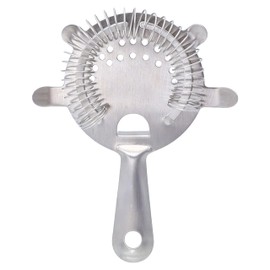 Buckingham Cocktail Strainer 4 Prong Hawthorne Professional Grade Stainless Steel Bar Tool 15 cm