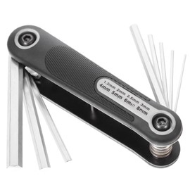 Operitacx 1 Set Folding Wrench Keychain Tools Multipurpose Wrench Flat Head Wrench Outdoor Tools Folding Wrench Folding Bike Keys Chrome Vanadium Steel Screwdriver Short Hair