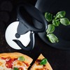 Microplane Pizza Cutter Wheel Roller Stainless Steel Black