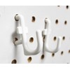 JSP Manufacturing Peg Board Non-Locking Plastic J Hook Style Hooks