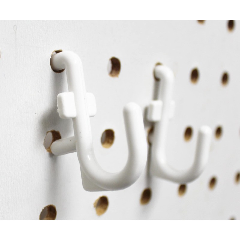 JSP Manufacturing Peg Board Non-Locking Plastic J Hook Style Hooks