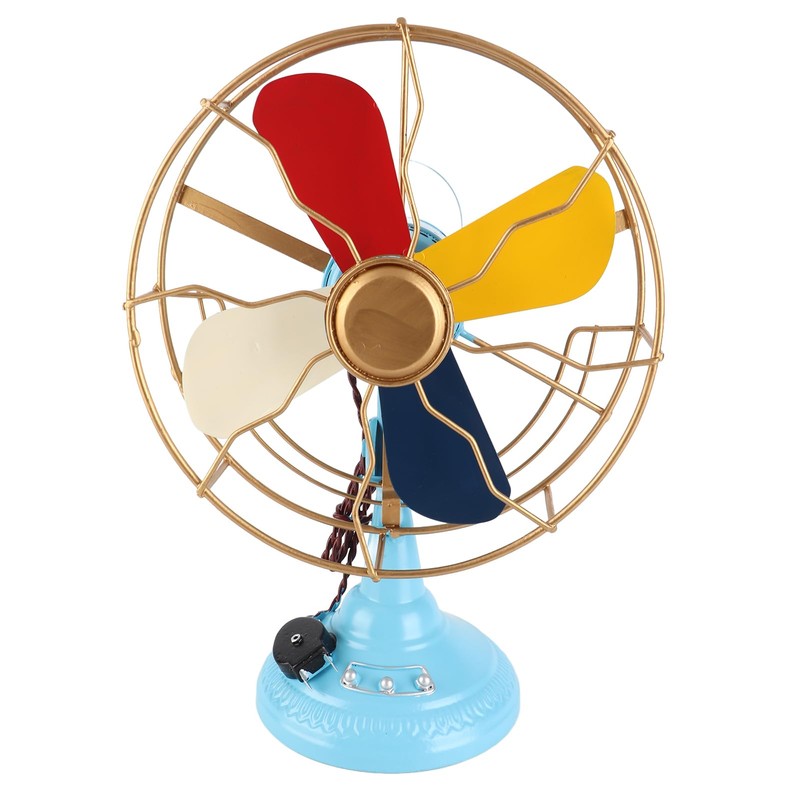 Honio Vintage Table Fan, Retro Style Table Fan Model Multi