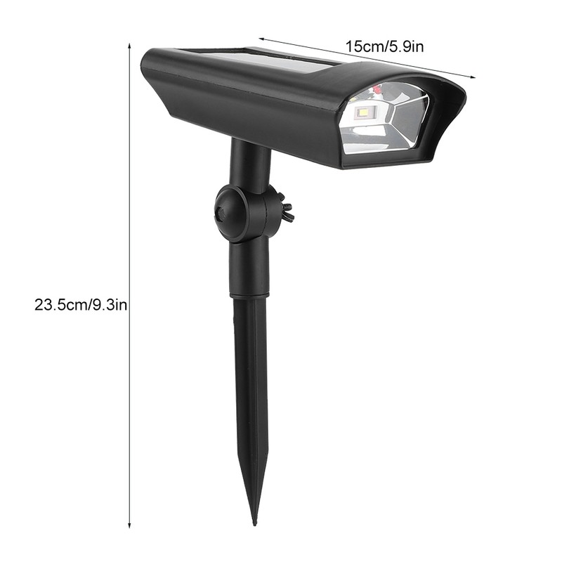 LED Solar Ground Insert Spotlights Waterproof Wall Lights Outdoor Landscaping