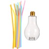 12pcs Light Bulbs Drinking Cup Glowing Bulb Shaped Cup Light