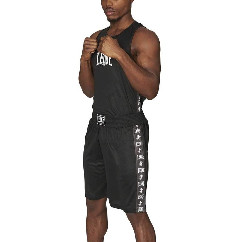 LEONE 1947 Canotta Boxe Ambassador Nero XL AB218